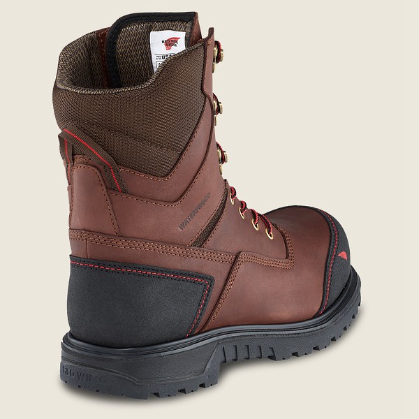 Red Wing Safety Boots Brnr Xp - 8-Inch Insulated Waterproof Toe - Brune/Svart - Herre 3024-XAJHT